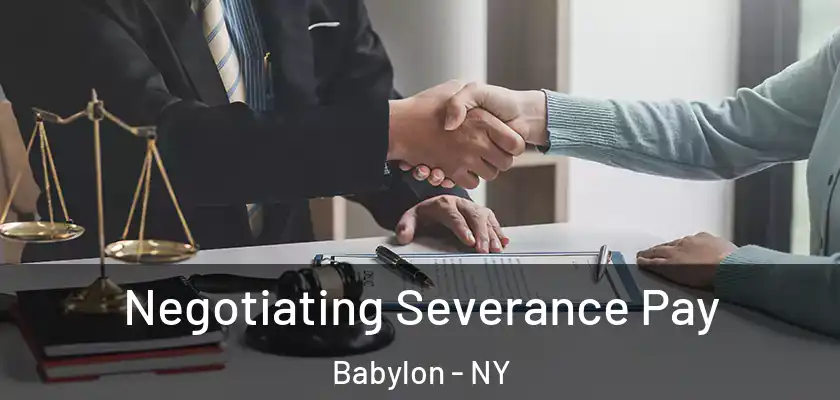  Negotiating Severance Pay Babylon - NY